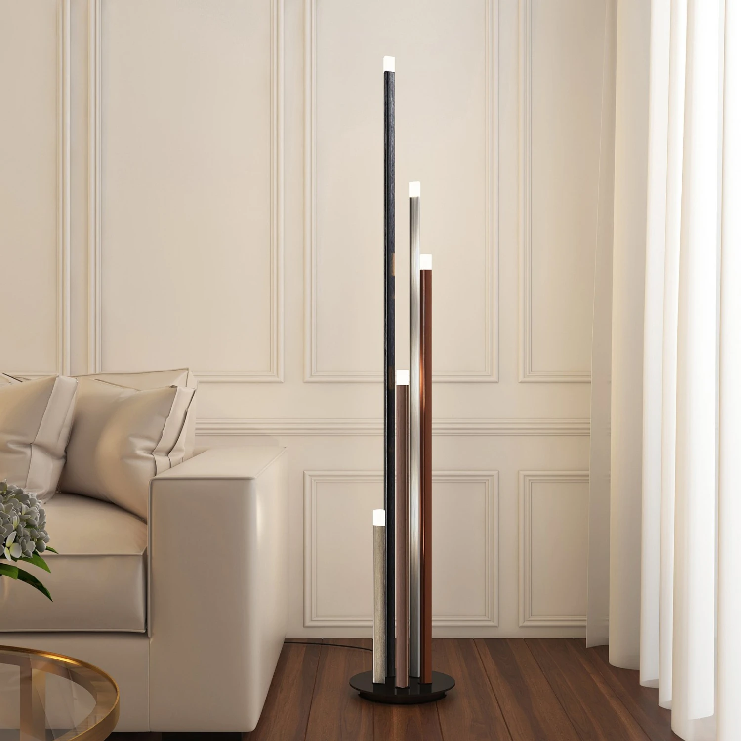 Lucande Stoika LED-Stehleuchte 3 Lucande Stoika LED-Stehleuchte