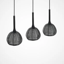 Lucande Tetira Hängelampe, 3-fl., Lang, Schwarz 14 Lucande Tetira Hängelampe, 3-fl., Lang, Schwarz -Lucande 9920007 3