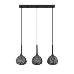 Lucande Tetira Hängelampe, 3-fl., Lang, Schwarz 16 Lucande Tetira Hängelampe, 3-fl., Lang, Schwarz -Lucande 9920007 5