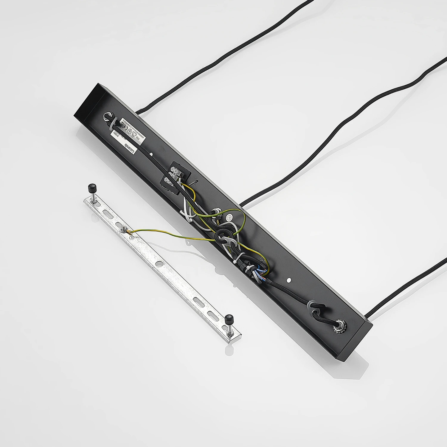 Lucande Tetira Hängelampe, 3-fl., Lang, Schwarz 11 Lucande Tetira Hängelampe, 3-fl., Lang, Schwarz – Bild 9