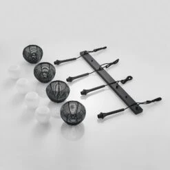 Lucande Tetira Hängelampe, 4-fl., Lang, Schwarz -Lucande 9920009 7