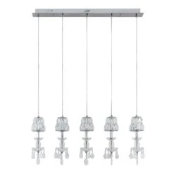 Lucande Yasanie LED-Pendelleuchte, 5-fl., Lang 14 Lucande Yasanie LED-Pendelleuchte, 5-fl., Lang -Lucande 9920015 3