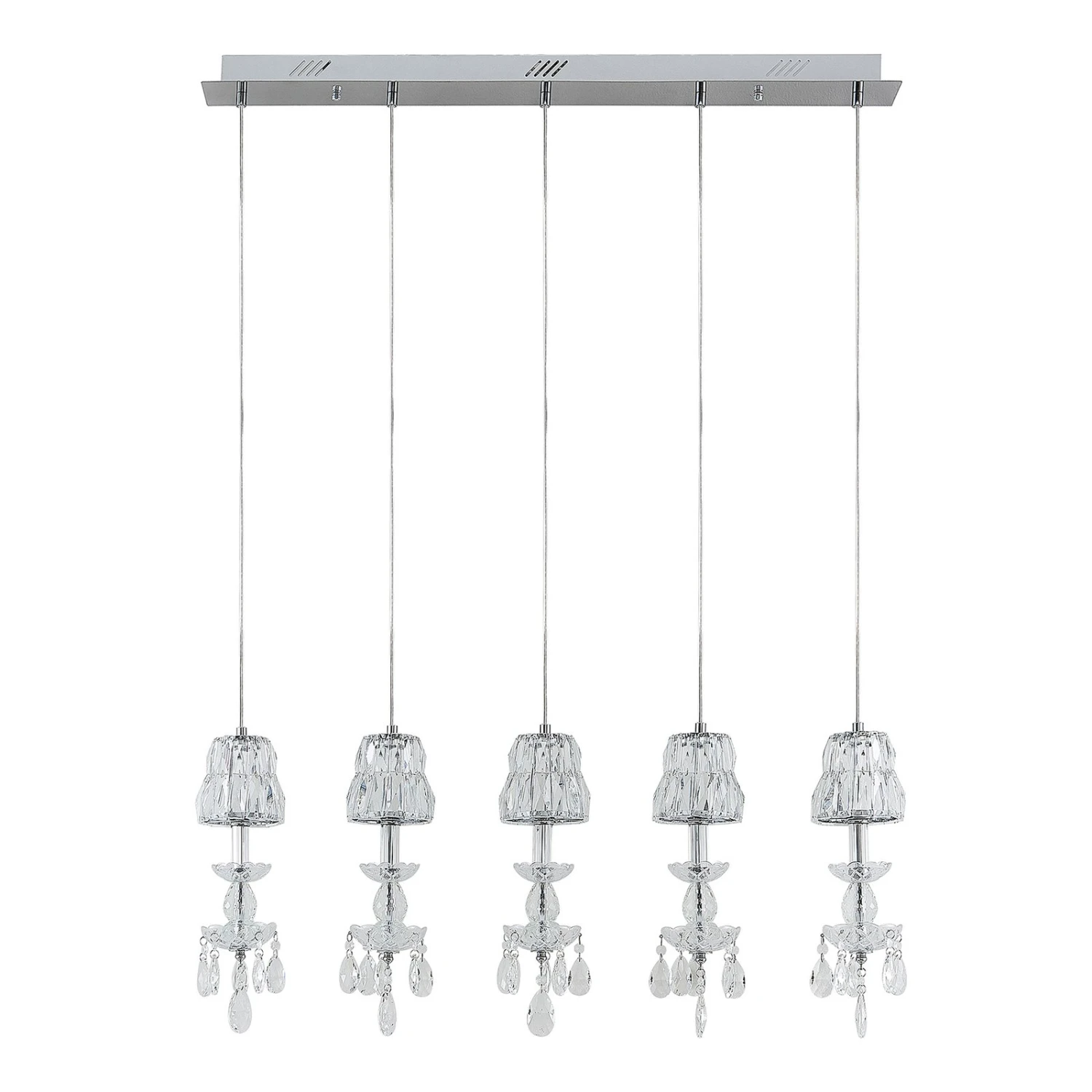 Lucande Yasanie LED-Pendelleuchte, 5-fl., Lang 6 Lucande Yasanie LED-Pendelleuchte, 5-fl., Lang – Bild 4