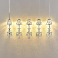 Lucande Yasanie LED-Pendelleuchte, 5-fl., Lang 16 Lucande Yasanie LED-Pendelleuchte, 5-fl., Lang -Lucande 9920015 5