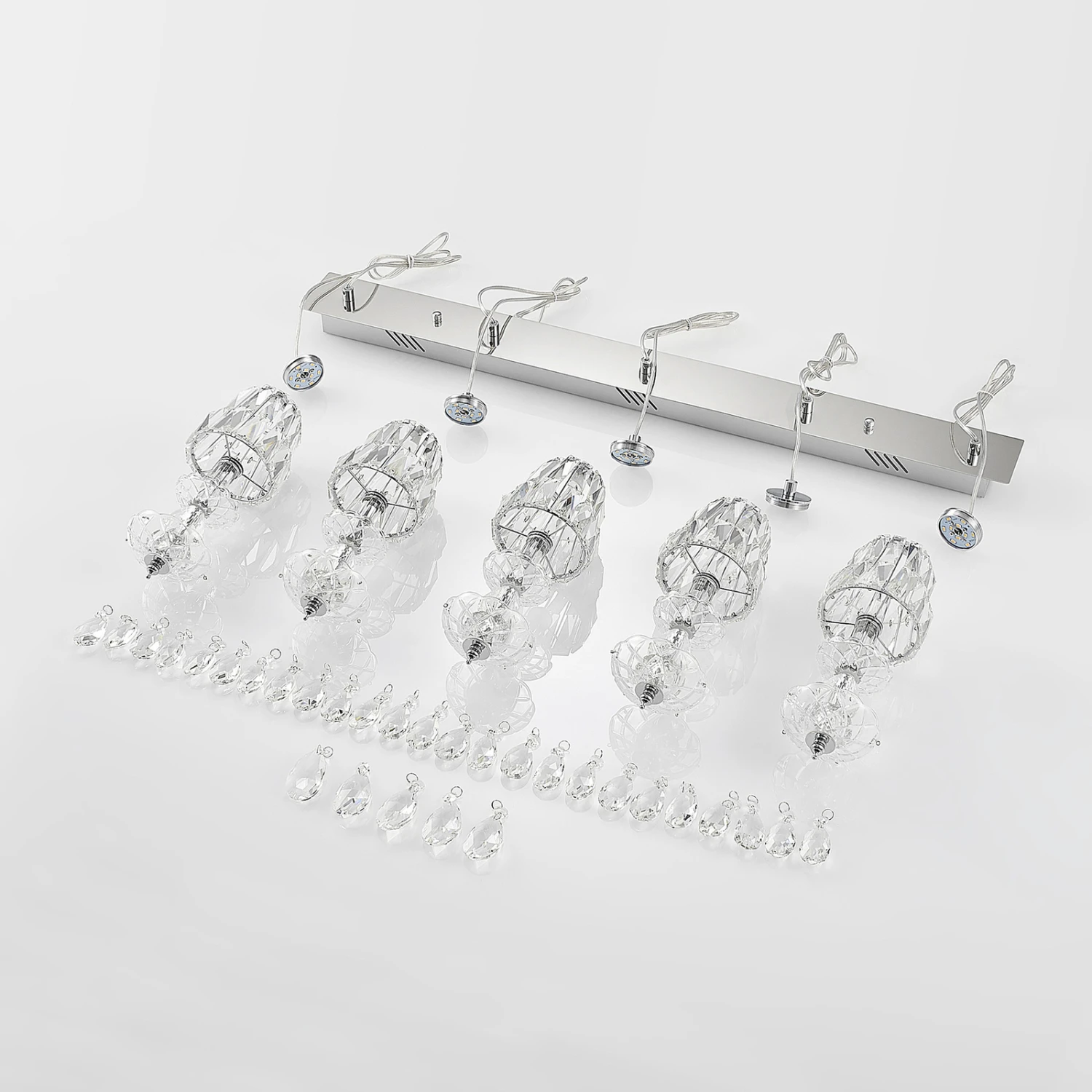 Lucande Yasanie LED-Pendelleuchte, 5-fl., Lang 11 Lucande Yasanie LED-Pendelleuchte, 5-fl., Lang – Bild 9