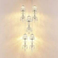 Lucande Yasanie LED-Pendelleuchte, 5-fl., Rund 14 Lucande Yasanie LED-Pendelleuchte, 5-fl., Rund -Lucande 9920016 3