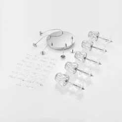 Lucande Yasanie LED-Pendelleuchte, 5-fl., Rund 19 Lucande Yasanie LED-Pendelleuchte, 5-fl., Rund -Lucande 9920016 8