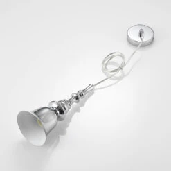 Lucande Gesja Pendellampe, Schirmlos, 1-fl., Chrom -Lucande 9920017 7