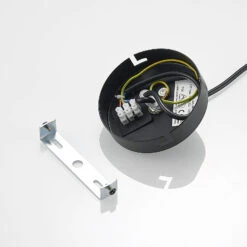 Lucande Gesja Pendellampe Schirmlos, 2-fl.,schwarz -Lucande 9920018 8