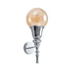 Lucande Gesja Wandlampe, Schirmlos, 1-fl., Chrom 16 Lucande Gesja Wandlampe, Schirmlos, 1-fl., Chrom -Lucande 9920019 5