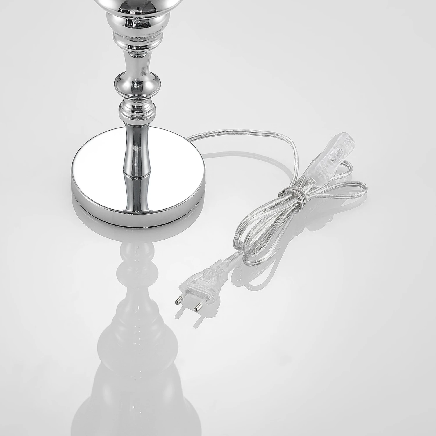 Lucande Gesja Tischleuchte, Schirmlos, Chrom 11 Lucande Gesja Tischleuchte, Schirmlos, Chrom – Bild 9