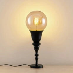 Lucande Gesja Tischleuchte, Schirmlos, Schwarz 13 Lucande Gesja Tischleuchte, Schirmlos, Schwarz -Lucande 9920022 2