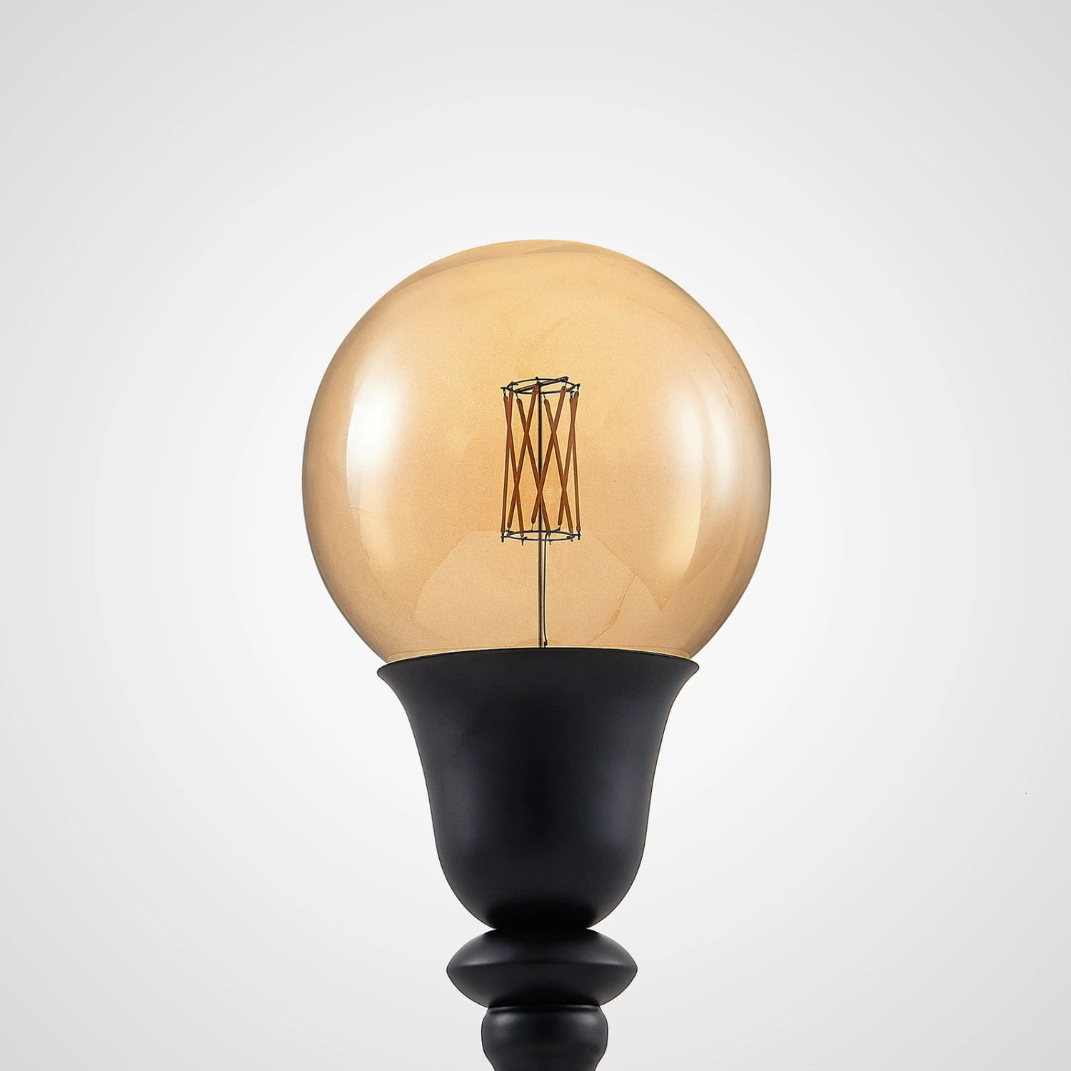 Lucande Gesja Tischleuchte, Schirmlos, Schwarz 6 Lucande Gesja Tischleuchte, Schirmlos, Schwarz – Bild 4