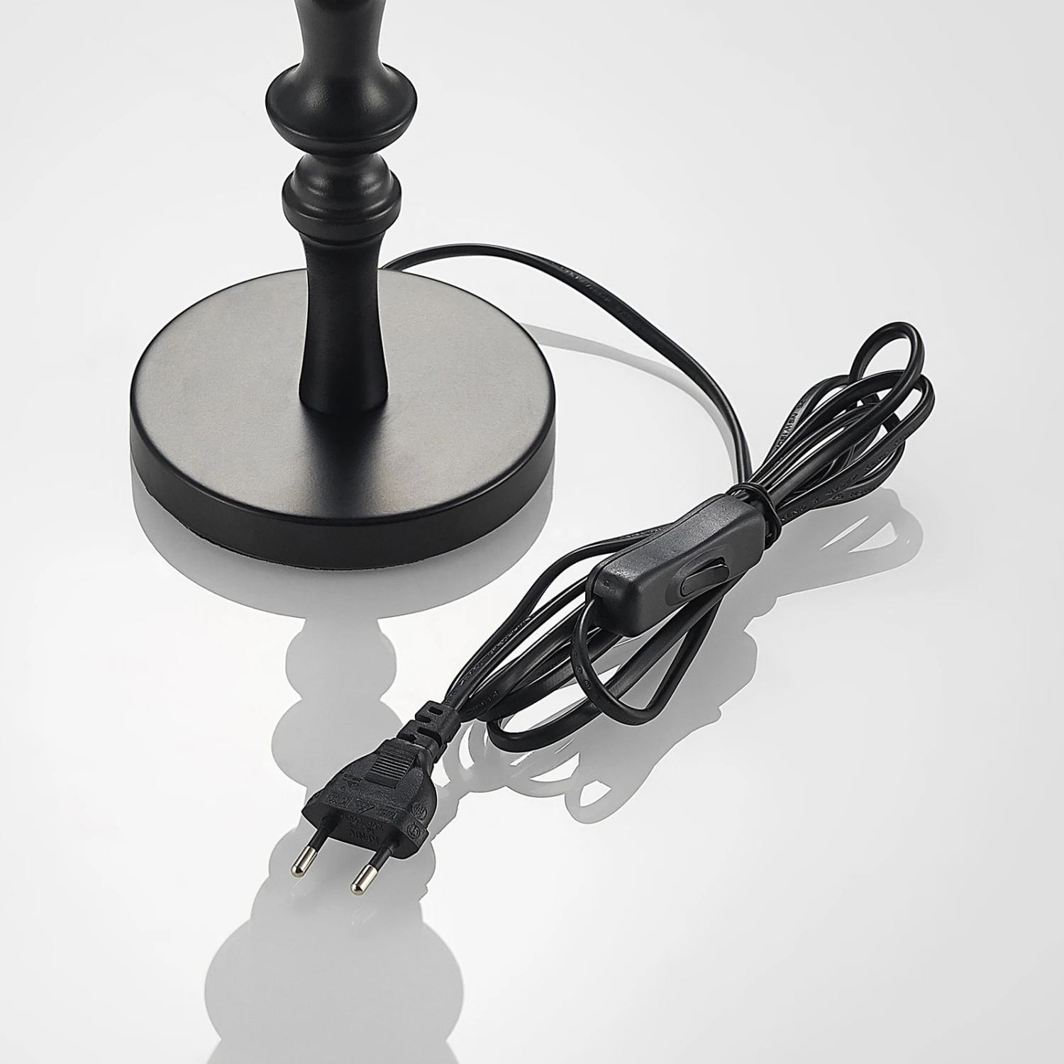 Lucande Gesja Tischleuchte, Schirmlos, Schwarz 10 Lucande Gesja Tischleuchte, Schirmlos, Schwarz – Bild 8