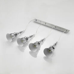 Lucande Gesja Pendellampe, 4-fl., Lang, Chrom 18 Lucande Gesja Pendellampe, 4-fl., Lang, Chrom -Lucande 9920025 7