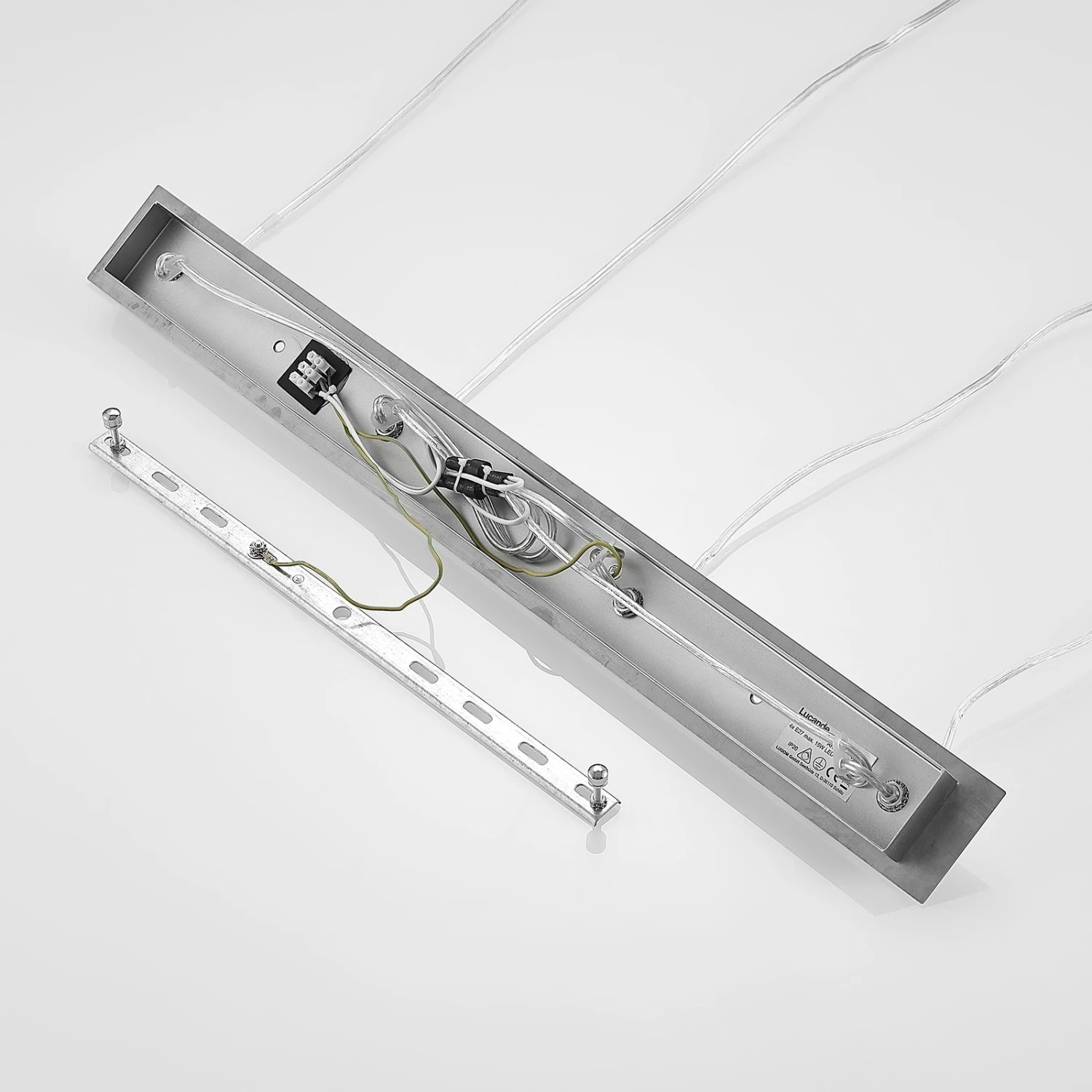 Lucande Gesja Pendellampe, 4-fl., Lang, Chrom 11 Lucande Gesja Pendellampe, 4-fl., Lang, Chrom – Bild 9