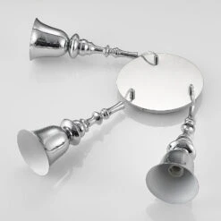 Lucande Gesja Pendellampe, 3-fl., Rund, Chrom -Lucande 9920027 7