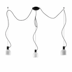 Lucande Serina Hängelampe, Dreiflammig, Glas Weiß -Lucande 9920032 5