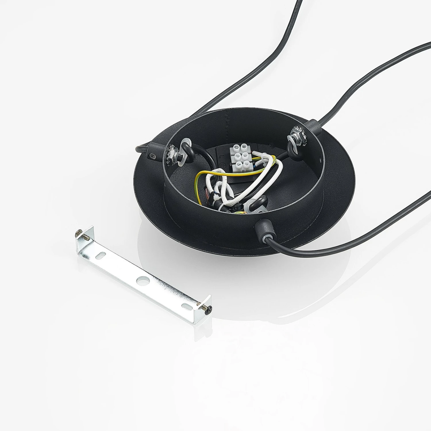 Lucande Serina Hängelampe, Dreiflammig Glas Kupfer 11 Lucande Serina Hängelampe, Dreiflammig Glas Kupfer – Bild 9