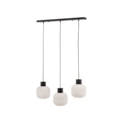 Lucande Lomeris Hängelampe, 3-fl, Lang, Weiß -Lucande 9920039 3