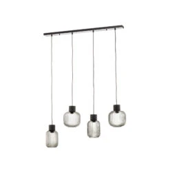 Lucande Lomeris Hängelampe, Vierflammig, Rauchgrau -Lucande 9920040 2