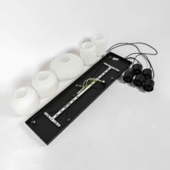 Lucande Lomeris Hängelampe, Fünfflammig, Weiß -Lucande 9920043 6