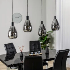 Lucande Marvelos Rauchglas-Hängelampe, Vierflammig -Lucande 9920047 1