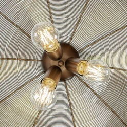 Lucande Biljana Käfig-Pendelleuchte, Braun, 50 Cm -Lucande 9920051 6