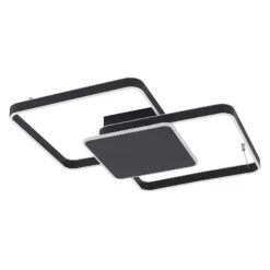 Lucande Kadira LED-Deckenlampe, 70 Cm, Schwarz -Lucande 9922001 2