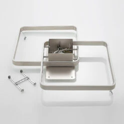 Lucande Kadira LED-Deckenlampe, 70 Cm, Nickel -Lucande 9922002 8