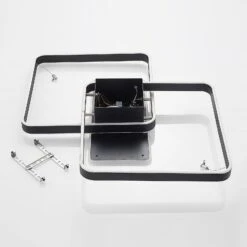 Lucande Kadira LED-Deckenlampe, 80 Cm, Schwarz -Lucande 9922003 8