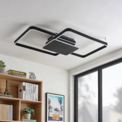 Lucande Kadira LED-Deckenlampe, 102 Cm, Schwarz -Lucande 9922005 2