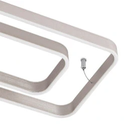 Lucande Kadira LED-Deckenlampe, 60 Cm, Nickel -Lucande 9922008 7