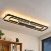 Lucande Kadira LED-Deckenlampe, 120 Cm, Schwarz 2 Lucande Kadira LED-Deckenlampe, 120 Cm, Schwarz -Lucande 9922009
