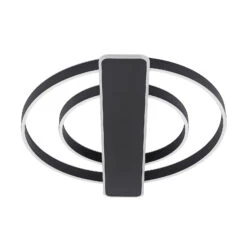 Lucande Linetti LED-Deckenlampe Rund Schwarz 14 Lucande Linetti LED-Deckenlampe Rund Schwarz -Lucande 9922011 3