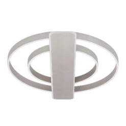 Lucande Linetti LED-Deckenlampe Rund Nickel -Lucande 9922012 3