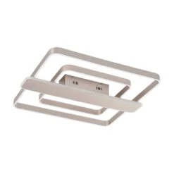 Lucande Linetti LED-Deckenlampe Eckig Nickel 70cm -Lucande 9922018 3