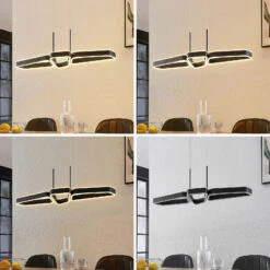 Lucande Quinn LED-Hängelampe, Dreiflammig Schwarz 12 Lucande Quinn LED-Hängelampe, Dreiflammig Schwarz -Lucande 9922025 1