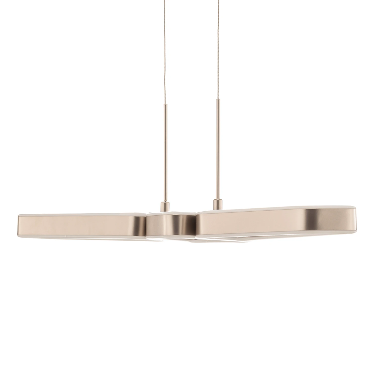 Lucande Quinn LED-Hängelampe, Dreiflammig Nickel 6 Lucande Quinn LED-Hängelampe, Dreiflammig Nickel – Bild 4