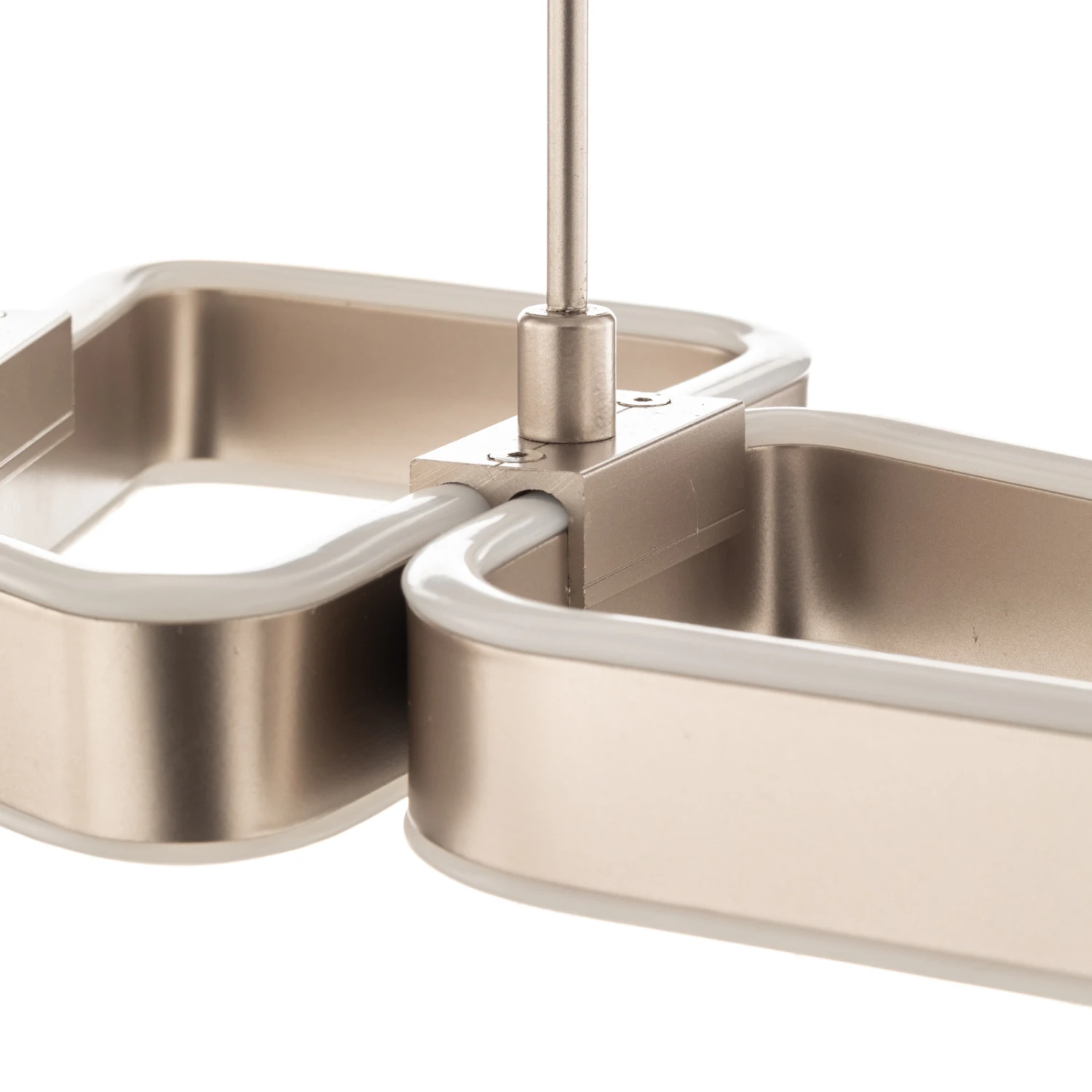 Lucande Quinn LED-Hängelampe, Dreiflammig Nickel 7 Lucande Quinn LED-Hängelampe, Dreiflammig Nickel – Bild 5