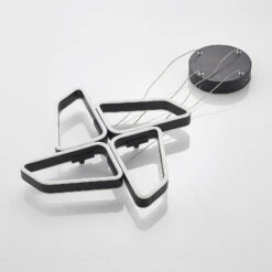 Lucande Quinn LED-Hängelampe, Vierflammig Schwarz -Lucande 9922027 7