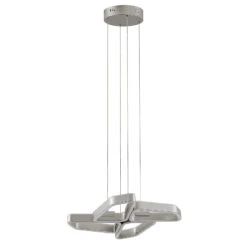 Lucande Quinn LED-Hängelampe, Vierflammig Nickel -Lucande 9922028 2