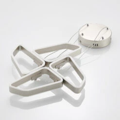 Lucande Quinn LED-Hängelampe, Vierflammig Nickel -Lucande 9922028 7