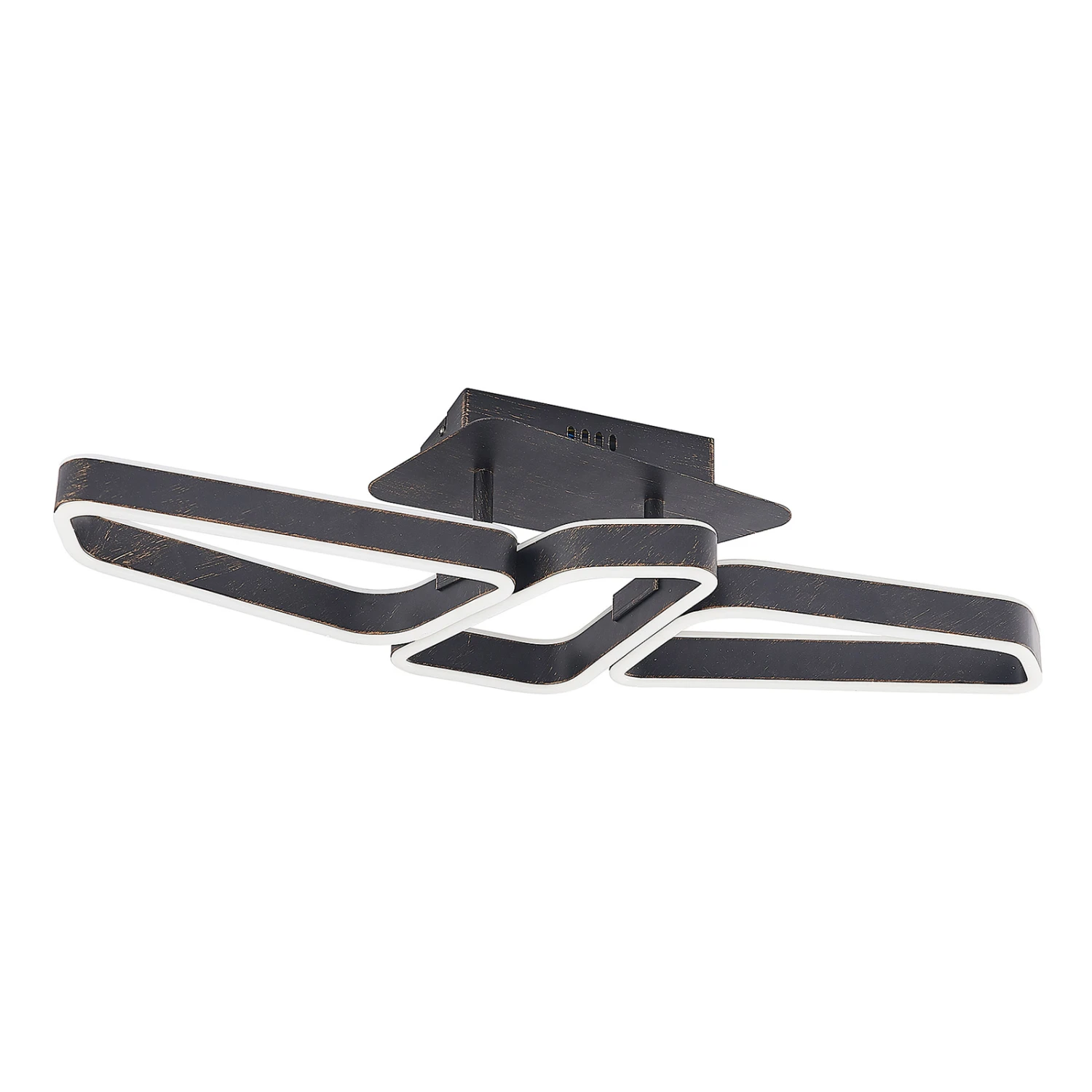 Lucande Quinn LED-Deckenlampe, Dreiflammig Schwarz 5 Lucande Quinn LED-Deckenlampe, Dreiflammig Schwarz – Bild 3