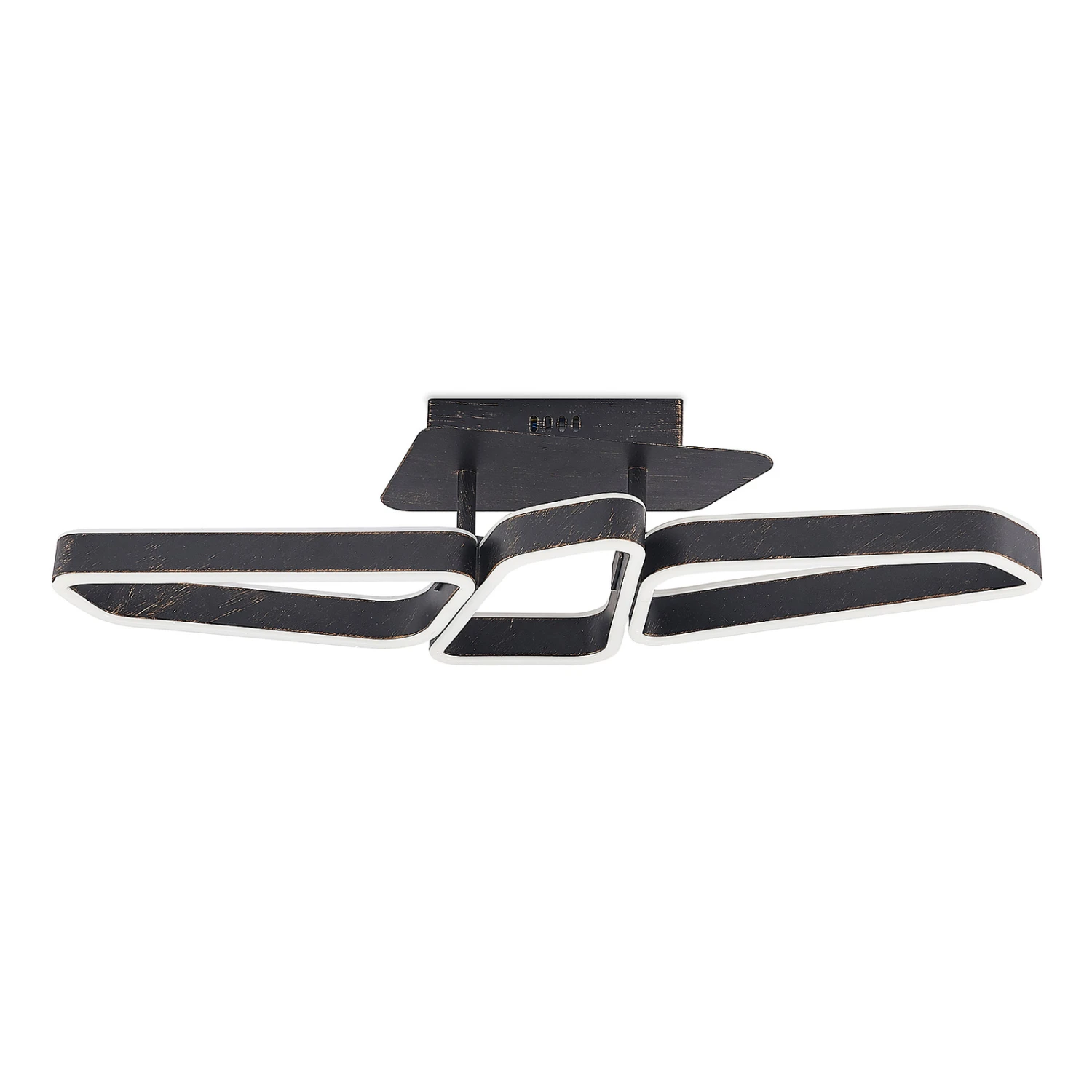 Lucande Quinn LED-Deckenlampe, Dreiflammig Schwarz 8 Lucande Quinn LED-Deckenlampe, Dreiflammig Schwarz – Bild 6