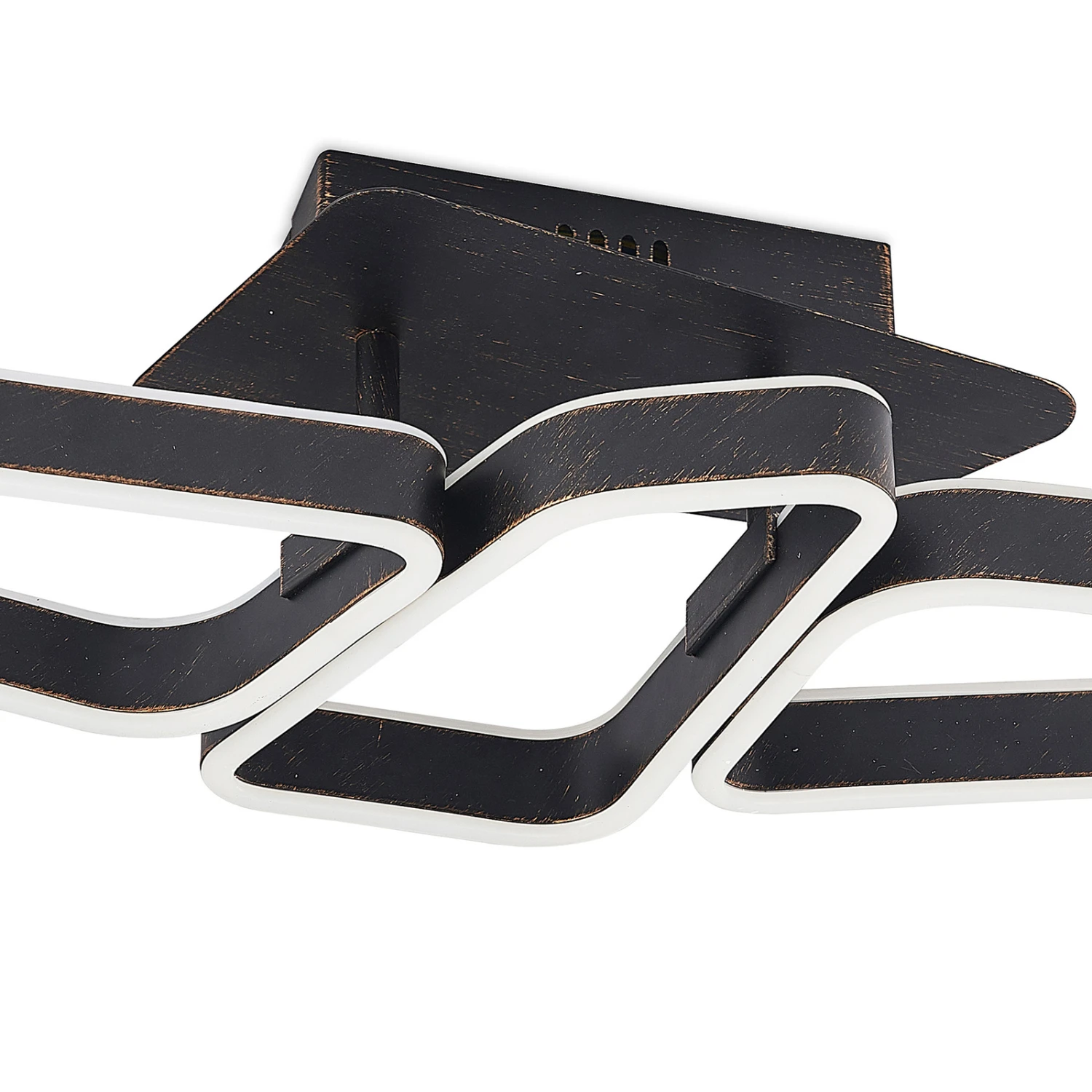 Lucande Quinn LED-Deckenlampe, Dreiflammig Schwarz 9 Lucande Quinn LED-Deckenlampe, Dreiflammig Schwarz – Bild 7