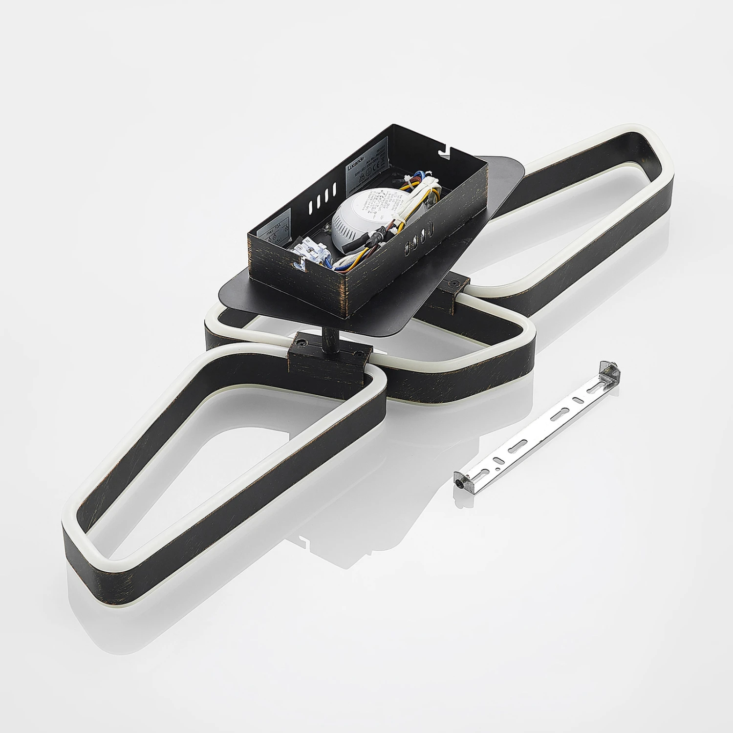 Lucande Quinn LED-Deckenlampe, Dreiflammig Schwarz 11 Lucande Quinn LED-Deckenlampe, Dreiflammig Schwarz – Bild 9