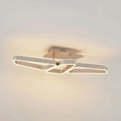 Lucande Quinn LED-Deckenlampe, Dreiflammig Nickel 16 Lucande Quinn LED-Deckenlampe, Dreiflammig Nickel -Lucande 9922032 5