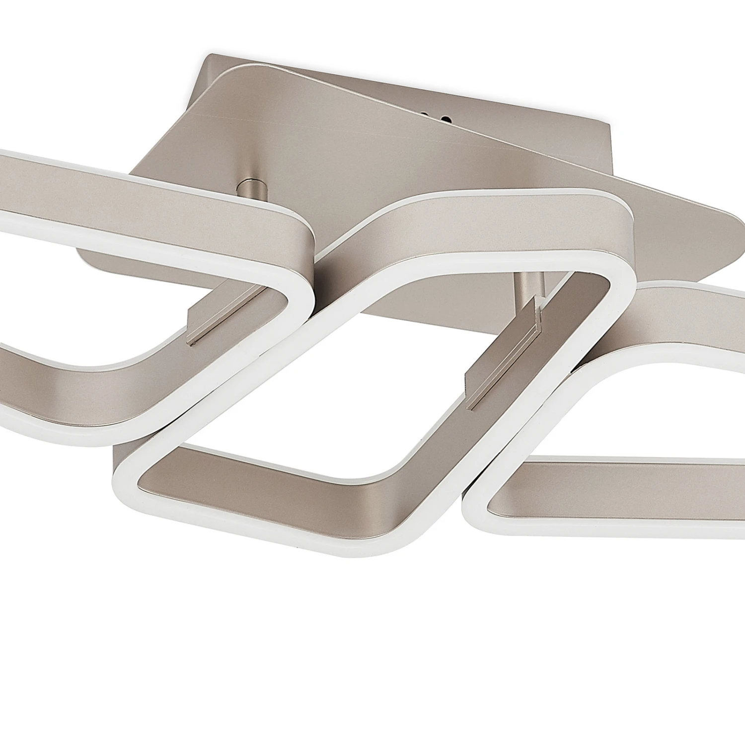 Lucande Quinn LED-Deckenlampe, Dreiflammig Nickel 9 Lucande Quinn LED-Deckenlampe, Dreiflammig Nickel – Bild 7