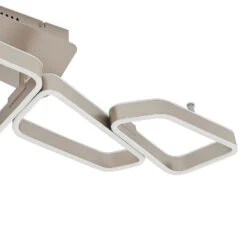 Lucande Quinn LED-Deckenlampe, Fünfflammig Nickel -Lucande 9922036 7